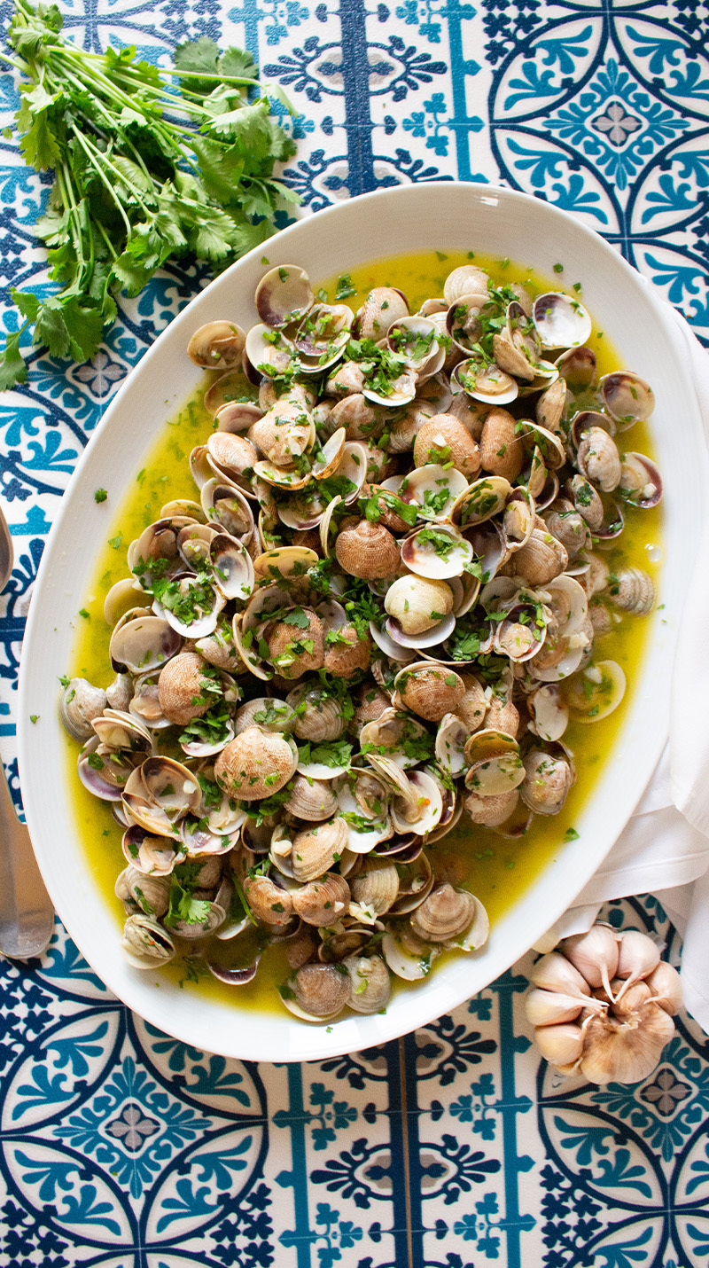 Clams plate